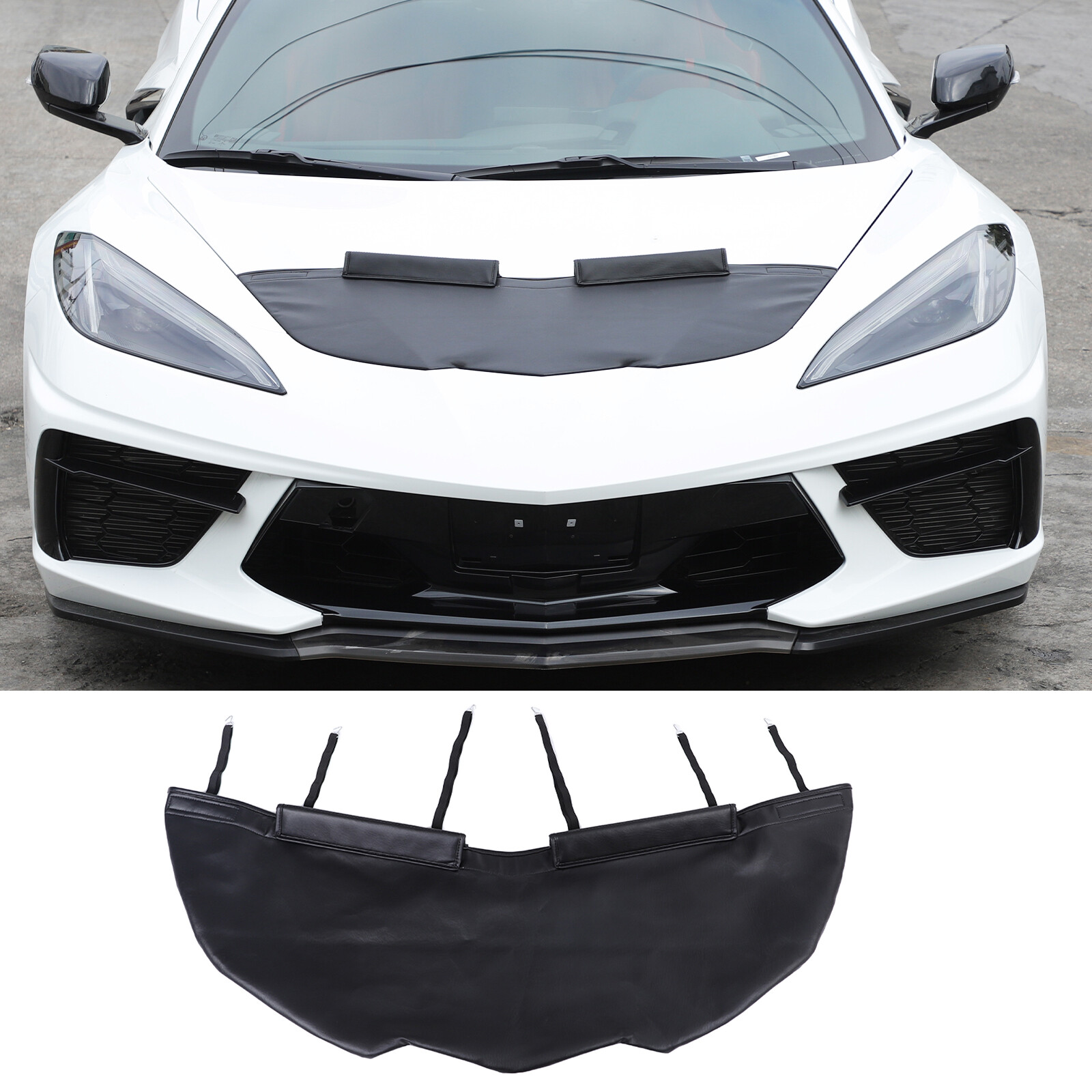 Hood Cover Front End Bra Protector Hood Covers For Corvette C8 2020-24 Z06 Z51