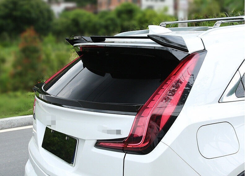 For Cadillac XT4 2019-2025 abs Black Rear Spoiler Tail Trunk Lip Wing Bar 1pcs