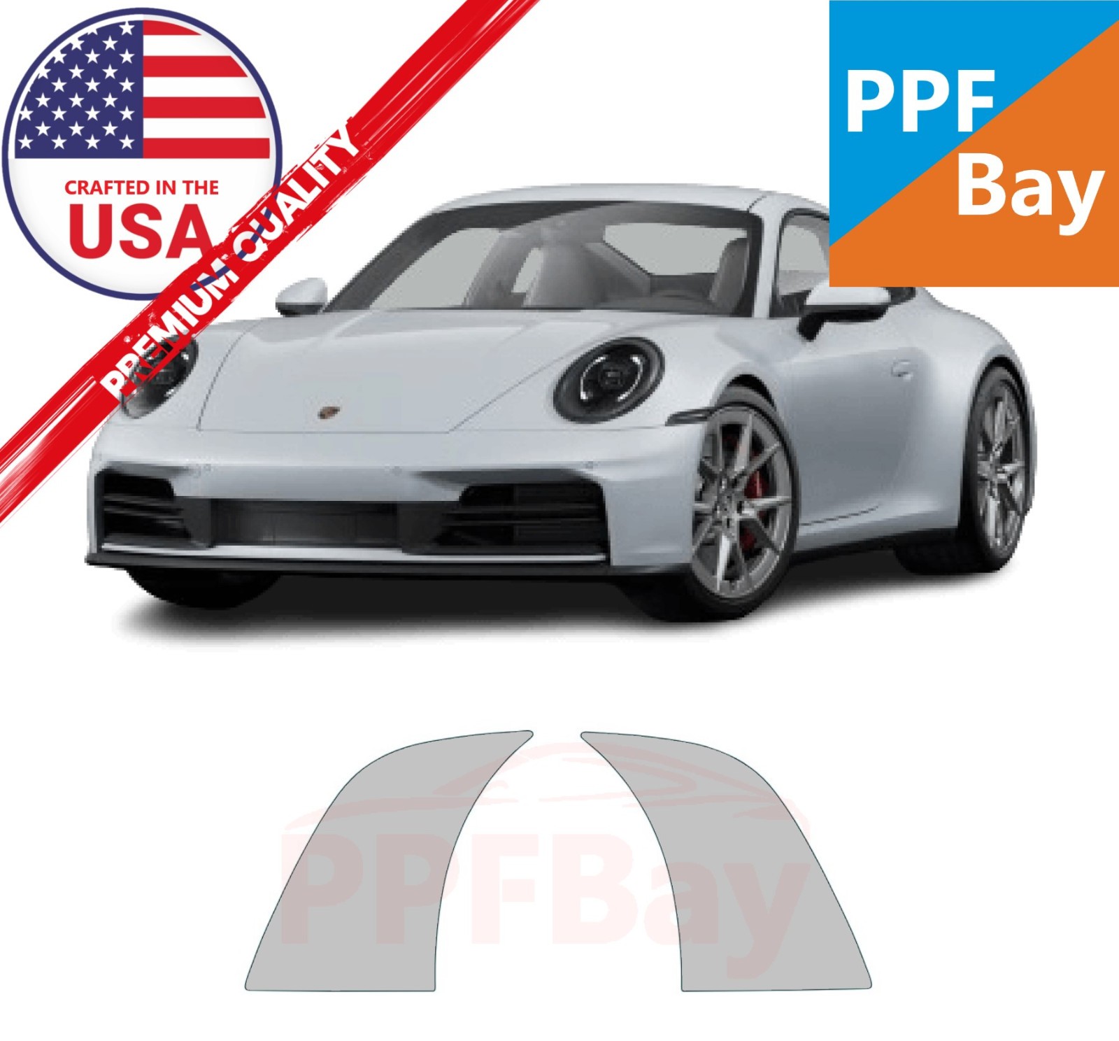 For Porsche 992 Carrera 2025-2026 Stone Guard Paint Protection Film PreCut PPF
