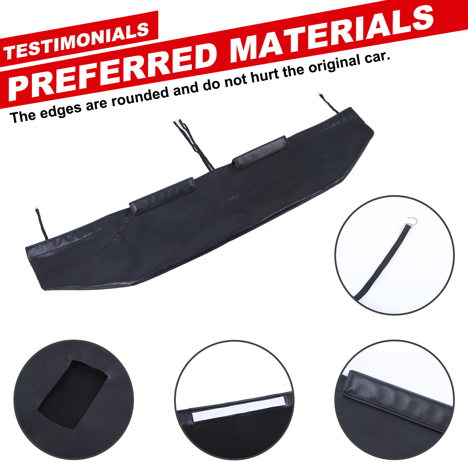 Hood Bra Guard Bonnet Mask Stone Deflector Fits Toyota Land Cruiser 2024-2026