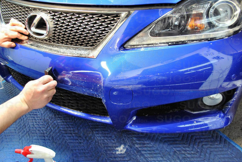 12×48″ Clear Transparent Headlight Protection Hood Paint Cover Film Vinyl Sheet