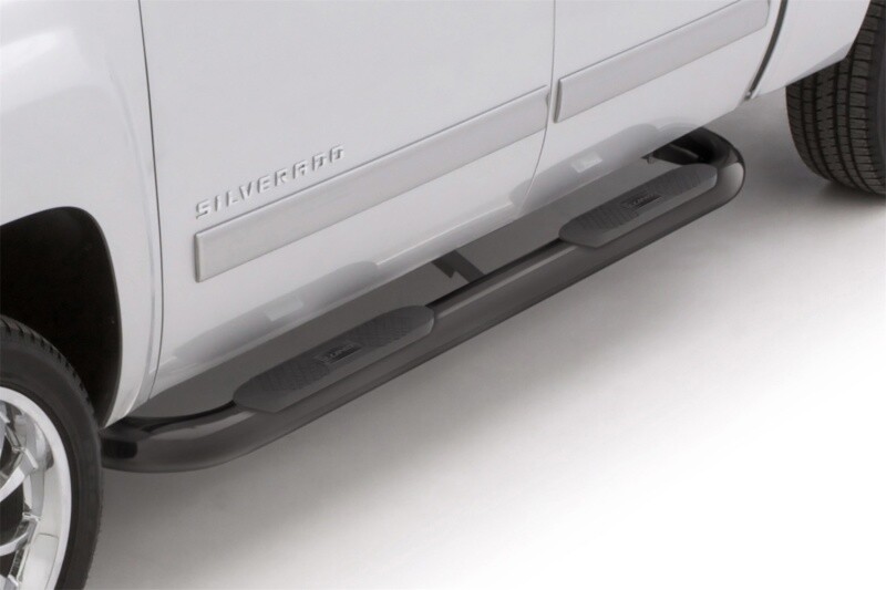 LUND 23488964 For 2019 Chevy Silverado 1500 Crew Cab 4in. Oval Curved Steel Nerf