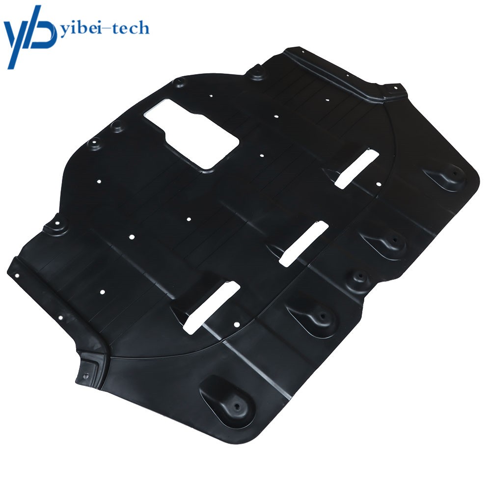 Black Front Engine Splash Shields Under Cover For Hyundai Sonata 2015 2016 2017