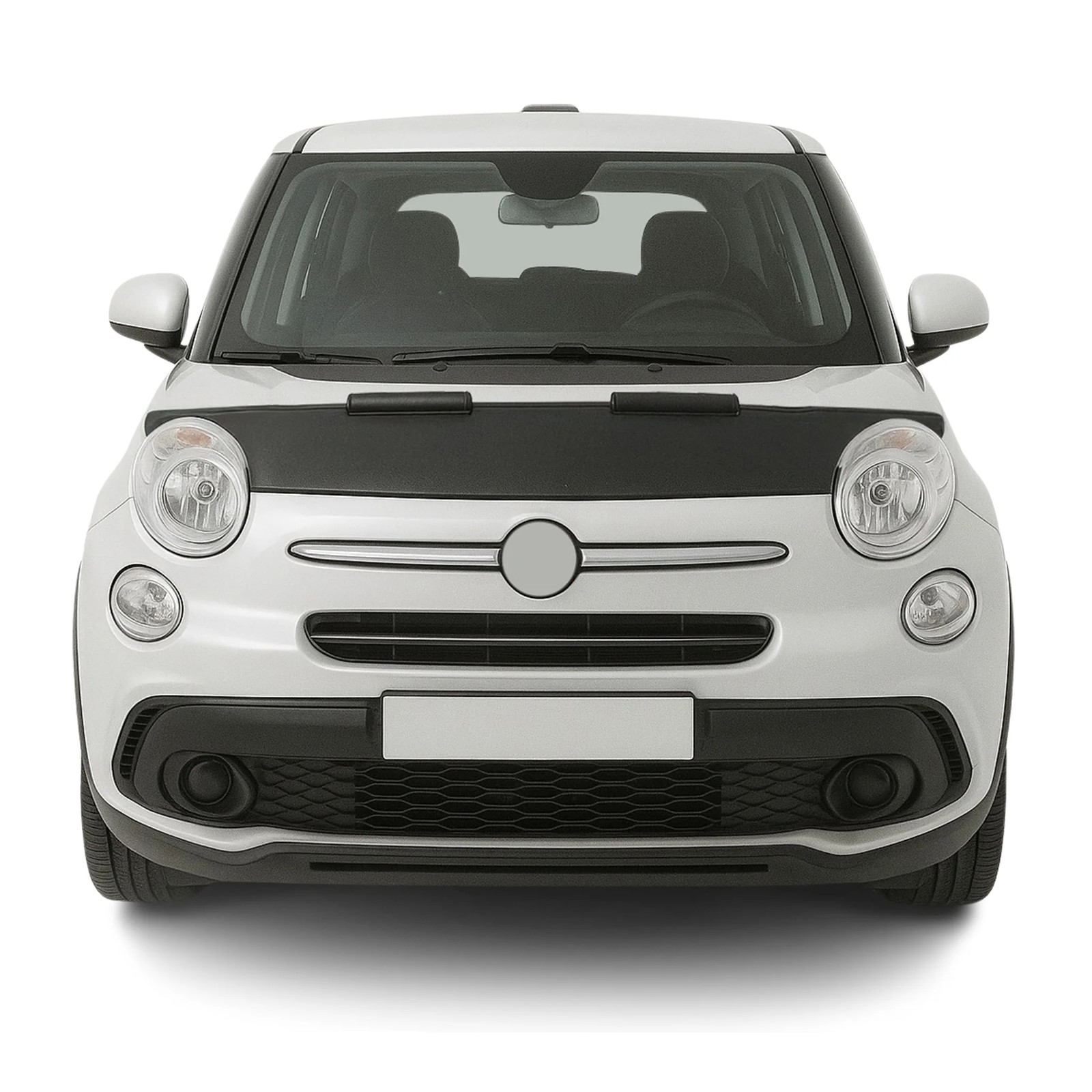 Car Bonnet Mask Hood Bra for Fiat 500L 2014-2020 Black 1 Pc