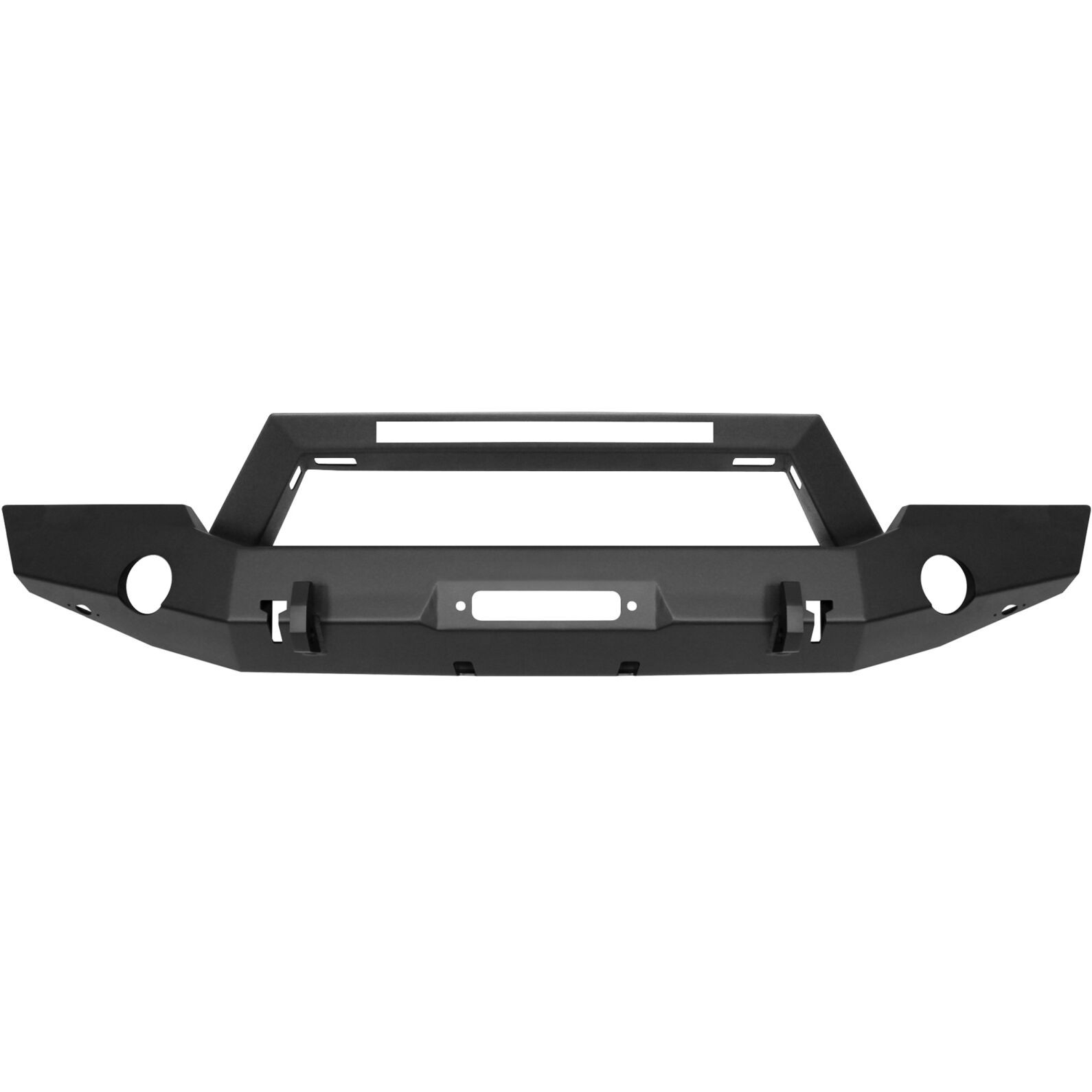 WJ2 Full Width Front Bumper w/ LED Light Cut-Out Black #59-80125 Westin