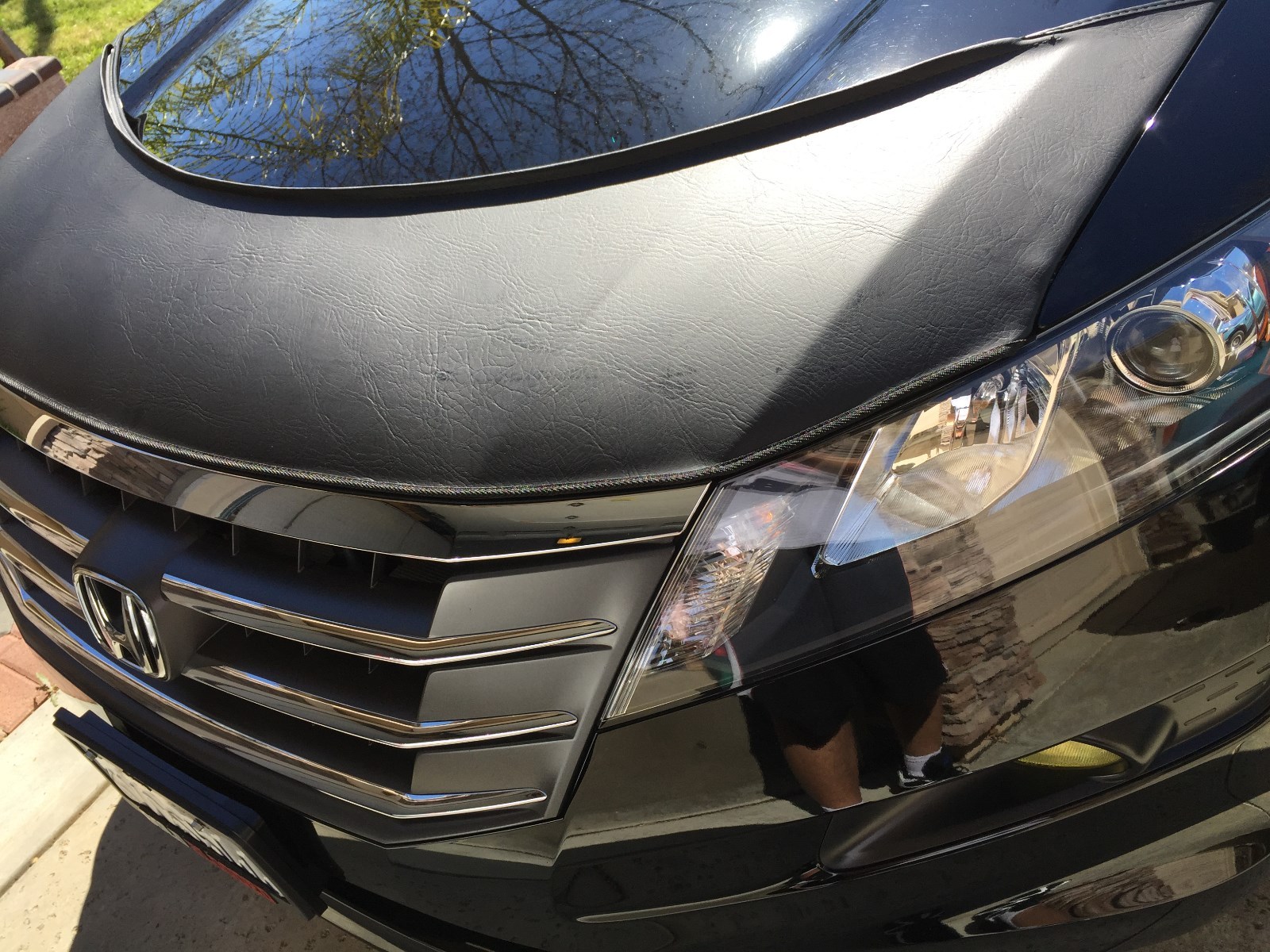 Lebra Hood Protector Mini Mask Bra Fits Honda Accord Crosstour 2010-2015