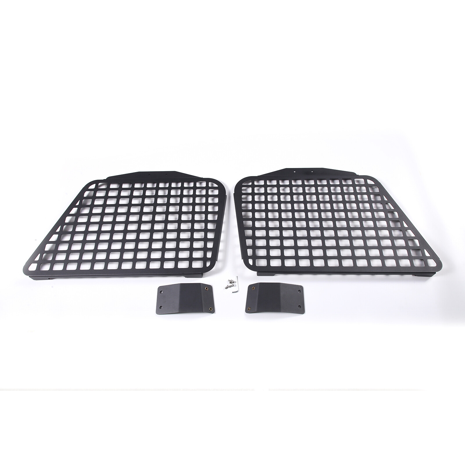 2pcs Side Window MOLLE Panel Guard Grille Bracket Fits Toyota FJ Cruiser 2007-14