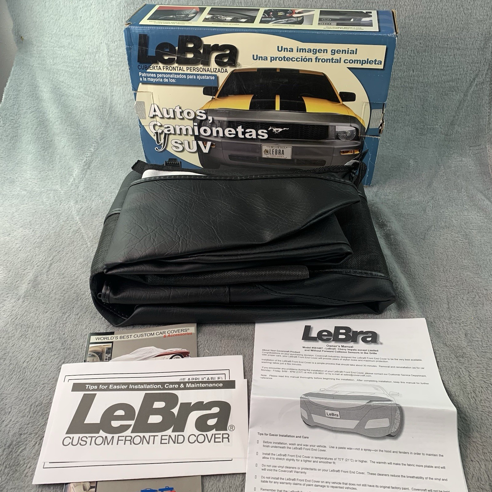 LeBra Front End Cover Bra for Impala SEDAN w/o Fwd Collision 2014-2020 551407-01