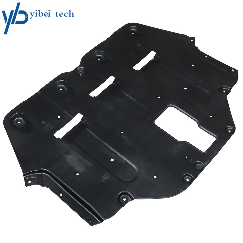 Black Front Engine Splash Shields Under Cover For Hyundai Sonata 2015 2016 2017