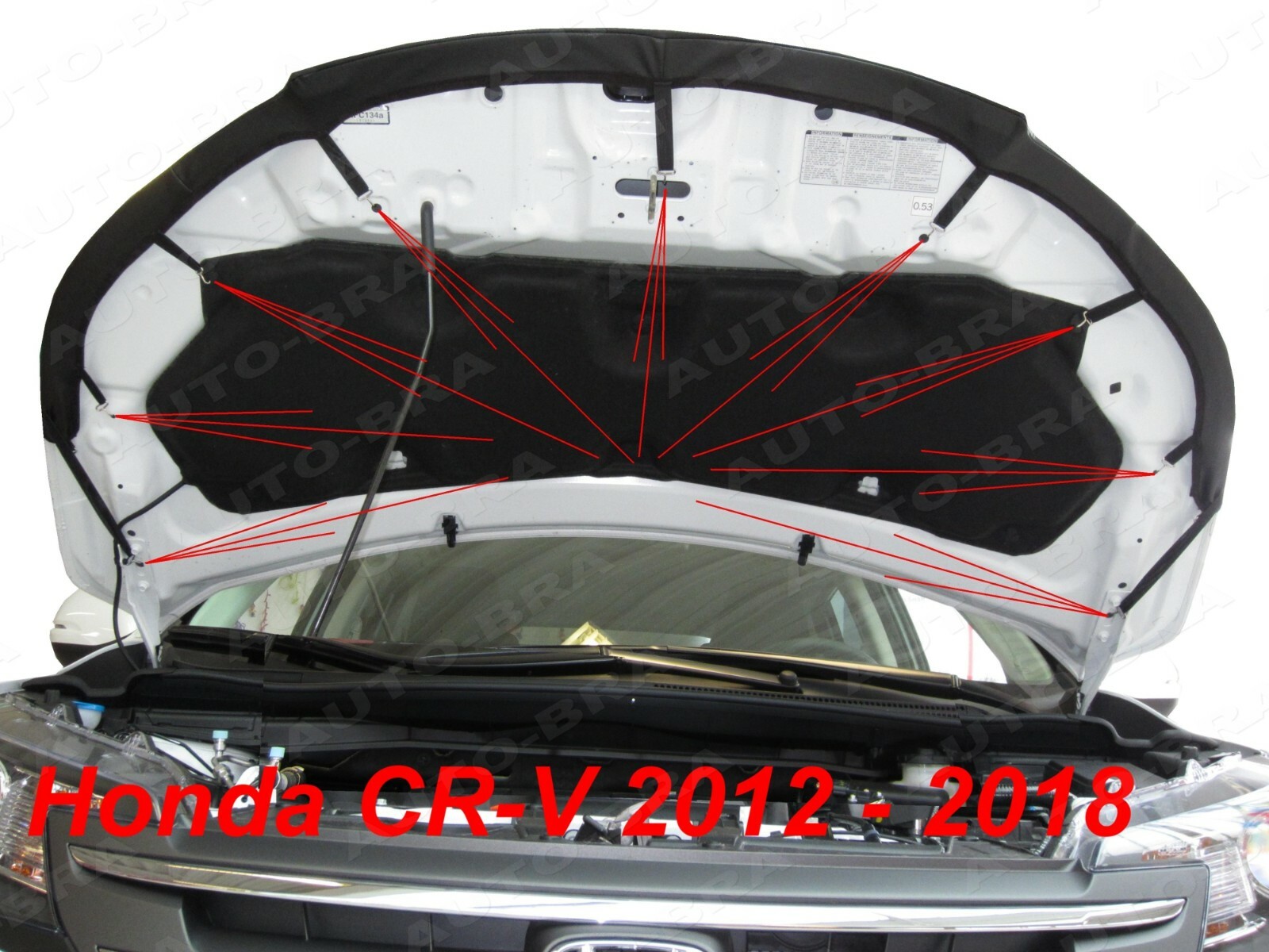 Bonnet BRA for Honda CR-V 4. Year 2012 – 2018 stone chip protection hood bra …