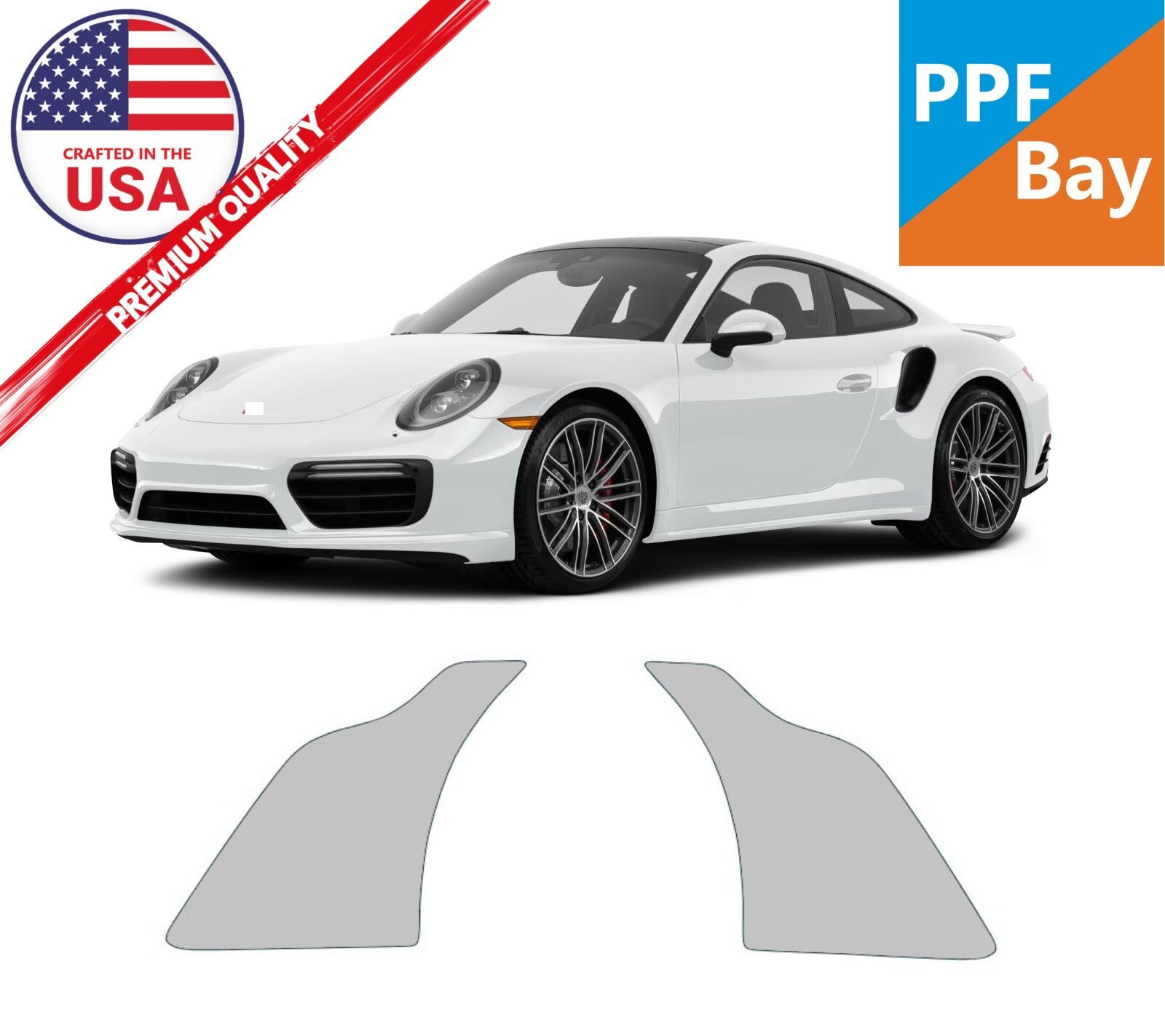 For Porsche 991 Turbo 2014-2019 Stone Guard Paint Protection Film PreCut PPF