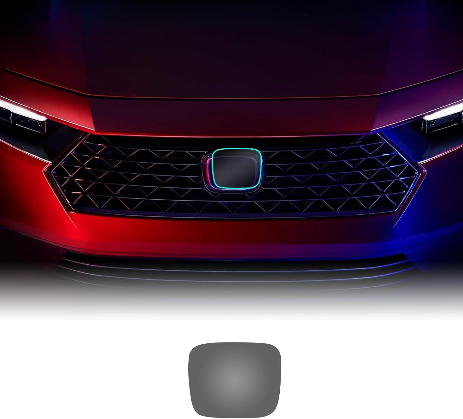 Black Tint Emblem Film for Honda Accord 2023-Present, 1Pc