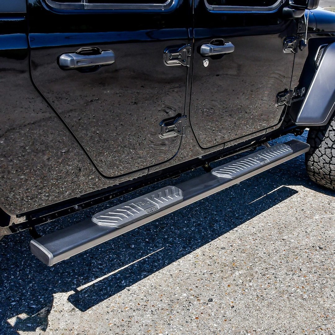 Westin Automotive 28-51325 Aluminum Oval Black Textured Powder Coated Nerf Bar