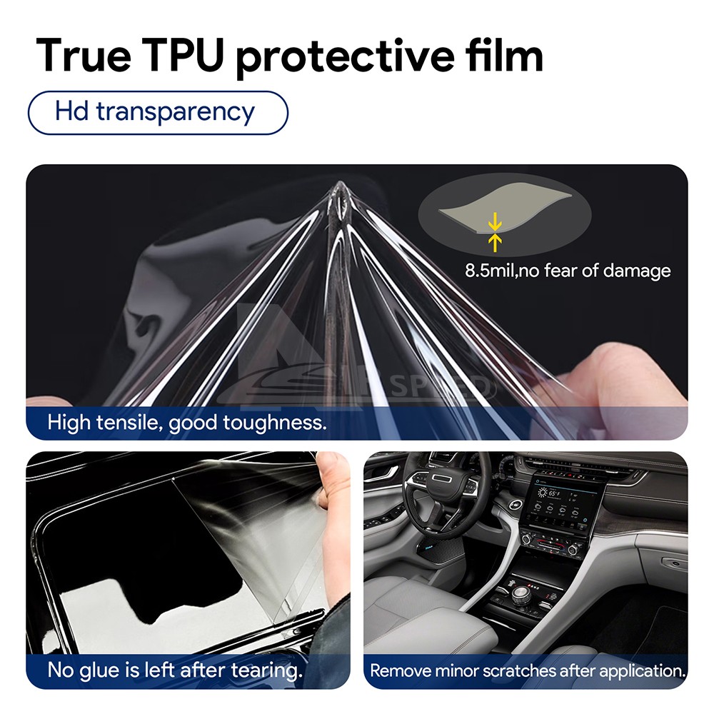 For 2021-2024 Jeep Grand Cherokee Interior Precut Paint Protection Film PPF TPU