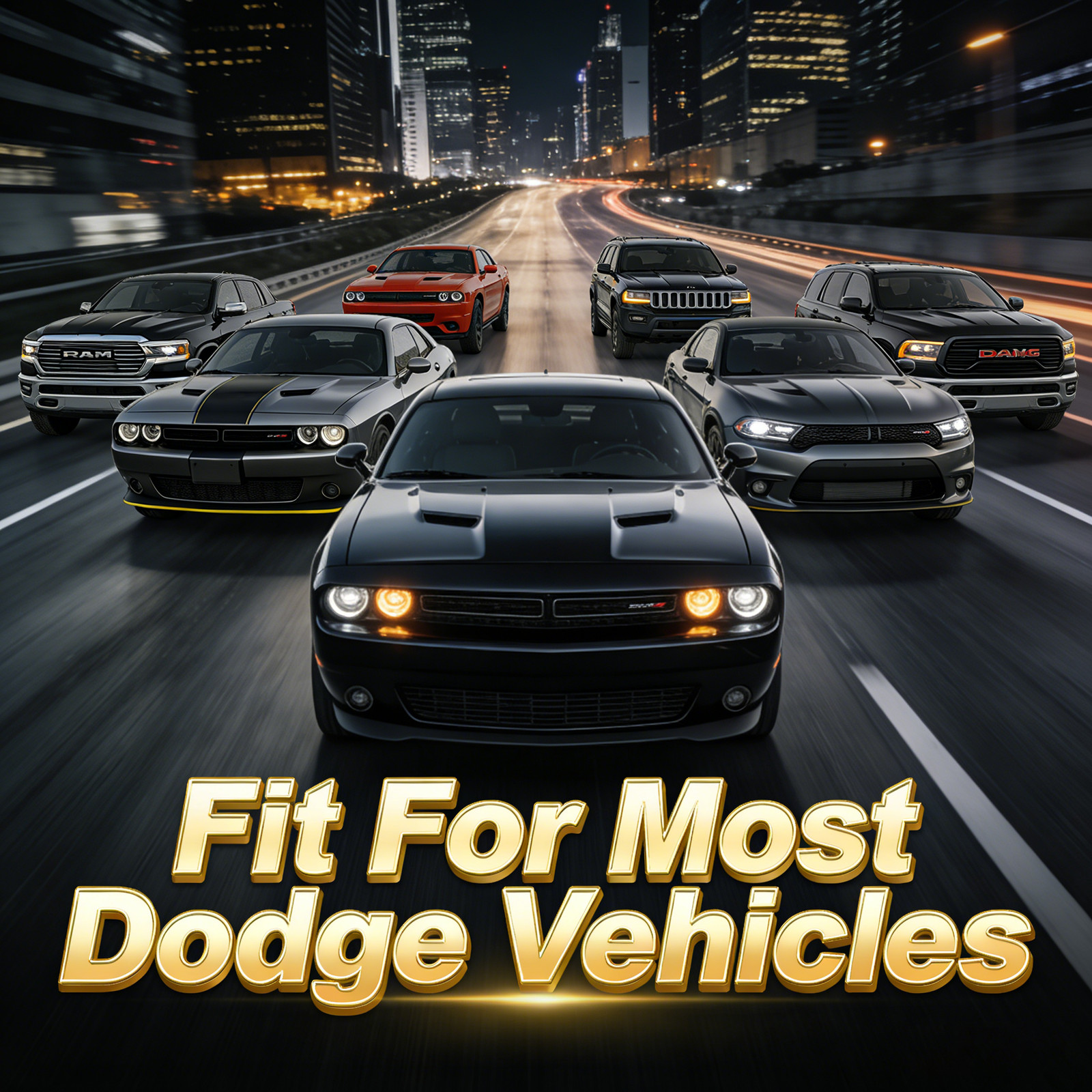 4M/13FT Side Skirt Rocker Panel Trim Customized For Dodge Bumper Protector Strip