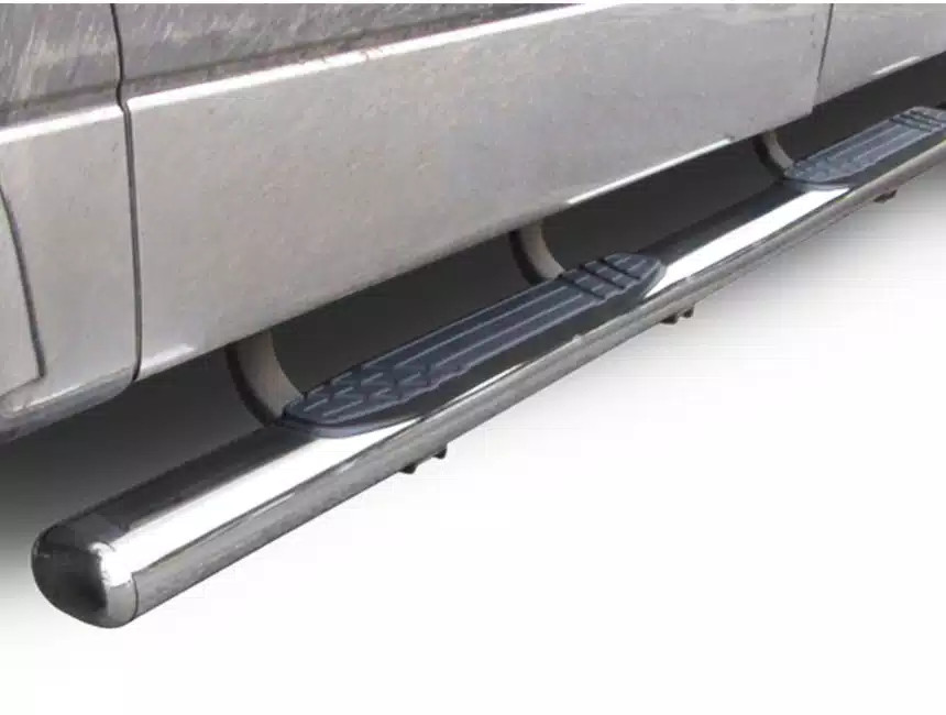Go Rhino 4″ 1000 Series Polished Nerf Bars Fit 09-14 Dodge Ram 1500, 10-14 Quad