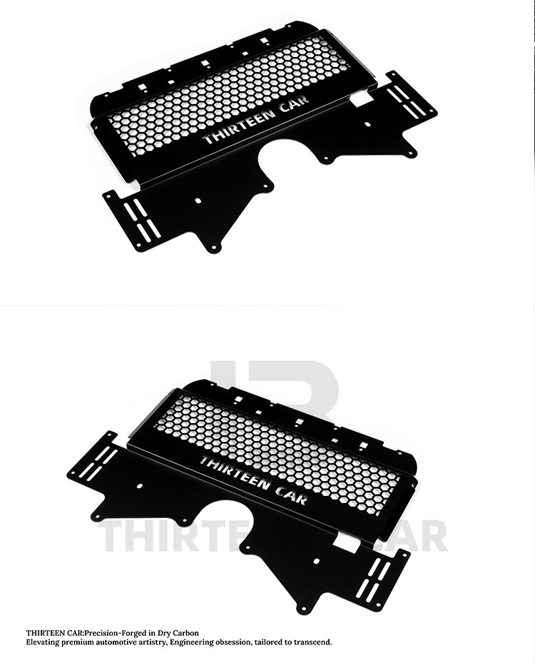 For BMW G80 M3 G82 M4 G87 M2 Aluminum Alloy Oil Cooler Engine Lower Guard Plate