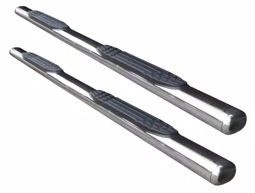Go Rhino 4″ 1000 Series Polished Nerf Bars Fit 09-14 Dodge Ram 1500, 10-14 Quad