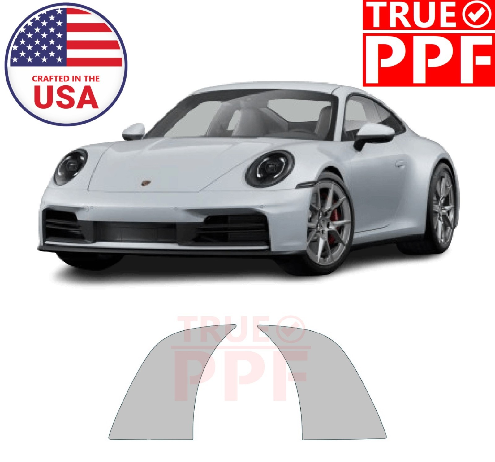 For Porsche 992 Carrera 2025-2026 Stone Guard Paint Protection Film PreCut PPF