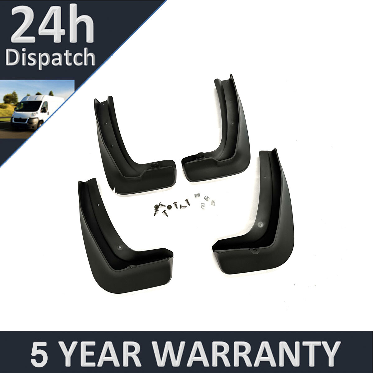 Tailored Mud Flaps Set of 4 For BMW 2 Series F22/F45 2015-2019 Purevue