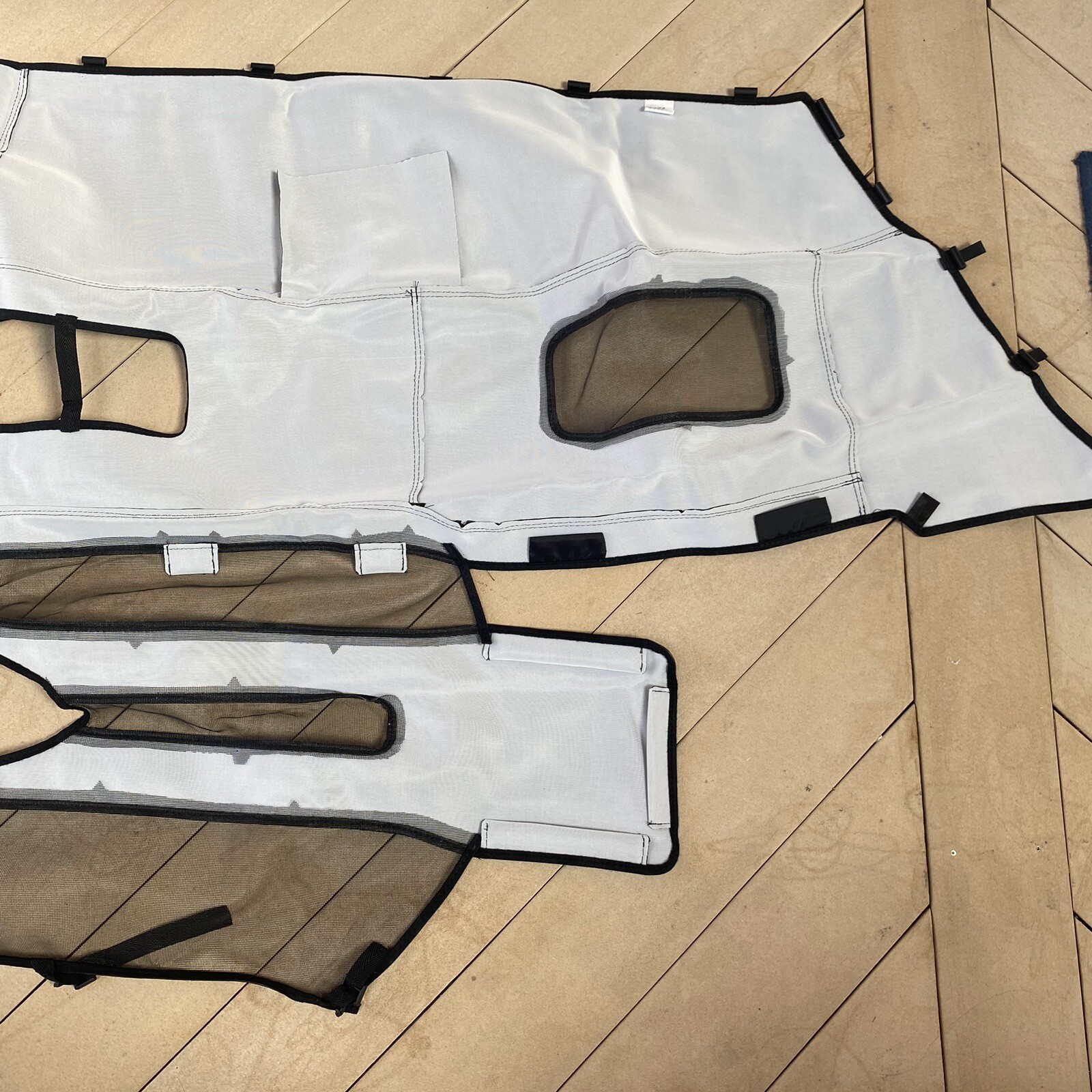 Used Lebra Front End Mask Cover Bra FORD F150 2018 with fogs Lights 551629-01