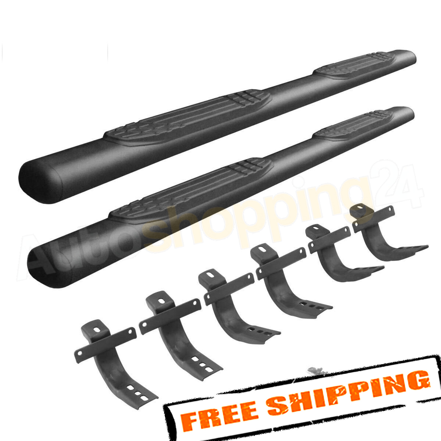 Go Rhino 104412973T 1000 Series 4″ Oval Side Steps for 2021-2024 Ford Bronco 4dr