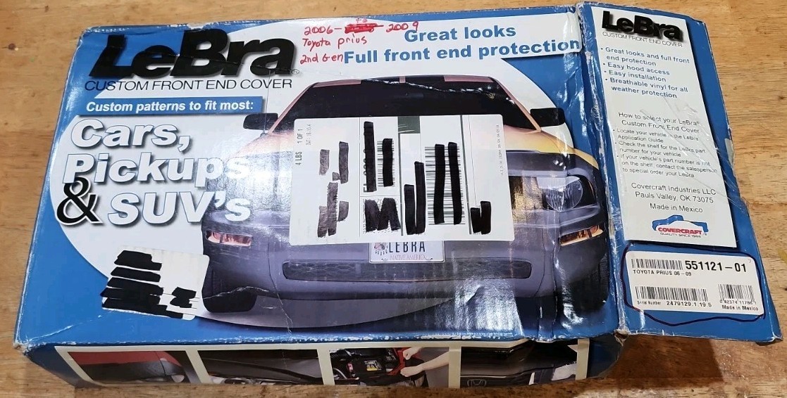 Lebra Custom Front End Cover For Toyota Prius 06-09 New In Box