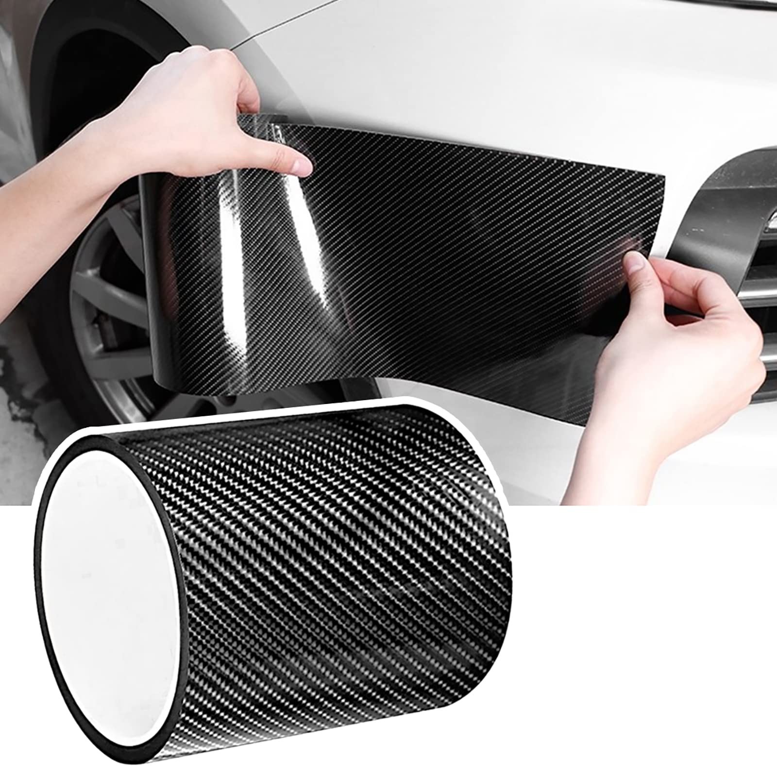 Storystore Universal Car Door Edge Guard, 4In x 33Ft x 33Ft, Black