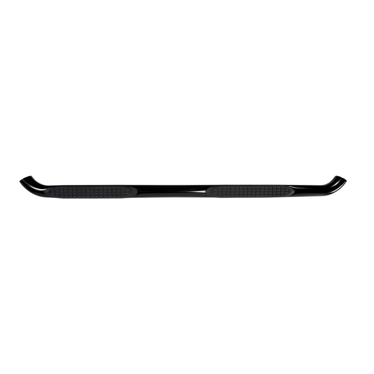 TrailFX A0033B 3 Inch Round Bent Powder Coated Black Steel Without End Caps Rock