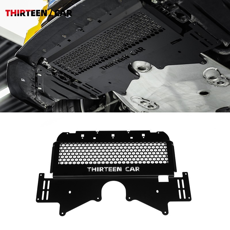 For BMW G80 M3 G82 M4 G87 M2 Aluminum Alloy Oil Cooler Engine Lower Guard Plate