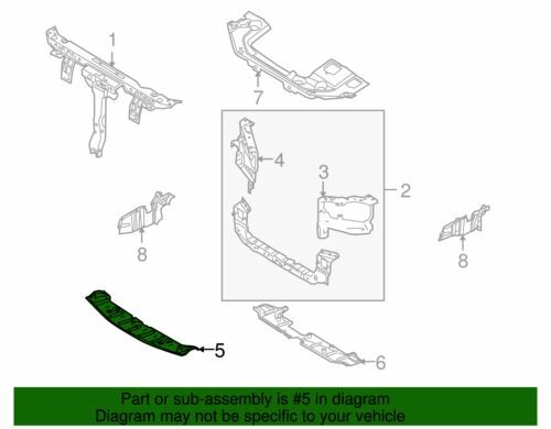 Genuine Kia 2004-2006 Amanti Under Body Shield Panel Assembly Front 29100-3F000
