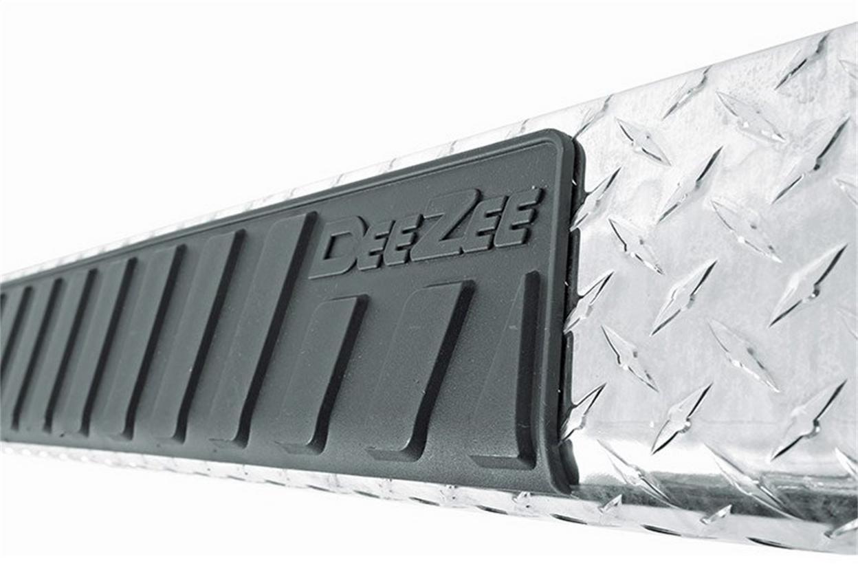 Dee Zee Black-Tread Aluminum Side Step 6 in. Oval Cab Length +BT/NB/OVAL6 BRITE