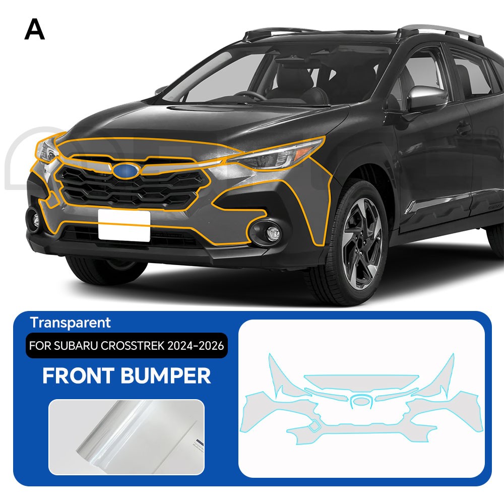 For Subaru Crosstrek 2024-2026 Front Bumper Precut Paint Protection Film PPF TPU