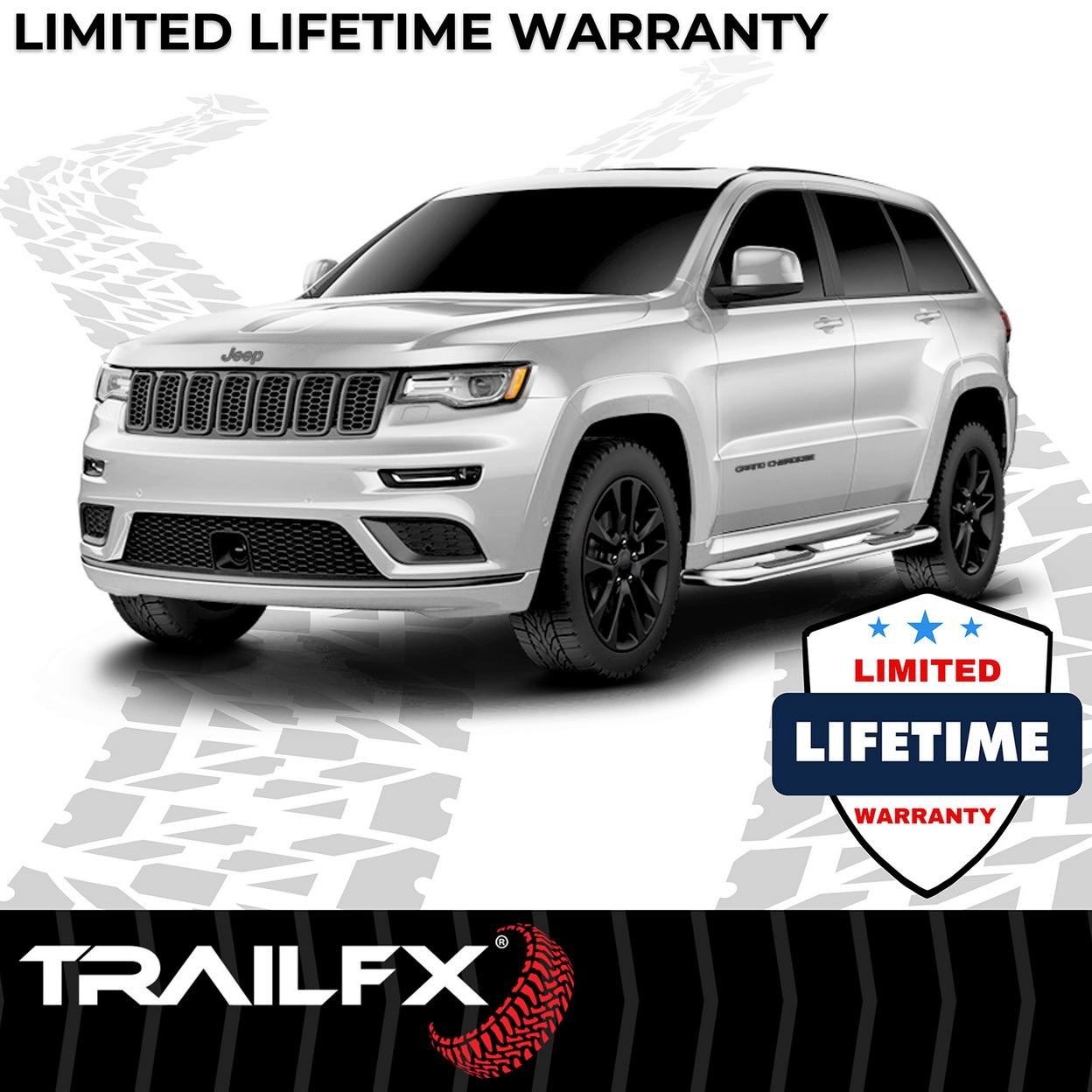 TrailFX A0023S 3 Inch Round Bent Pol Stainless Steel Without End Caps Frame Body