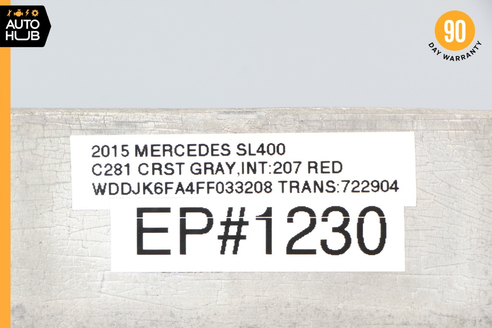 13-20 Mercedes R231 SL400 SL550 Trunk Inside Fuel Tank Shield Guard OEM 62k