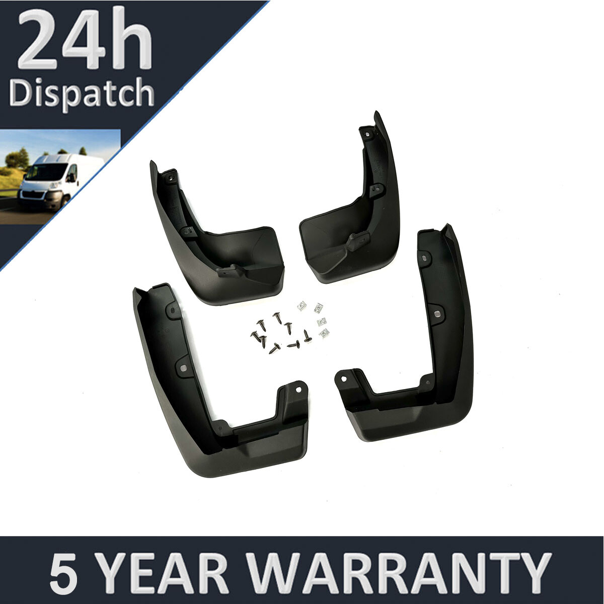 Tailored Mud Flaps Set of 4 For Honda CR-V 2017-2020 Purevue