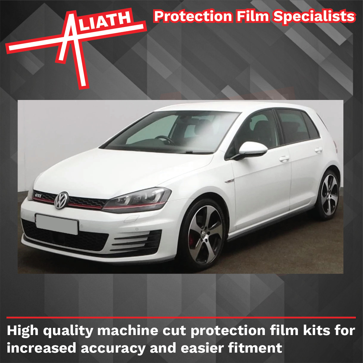 Fits VW Volkswagen Golf MK7 Headlights Stone Chip Guard Paint Protection Film