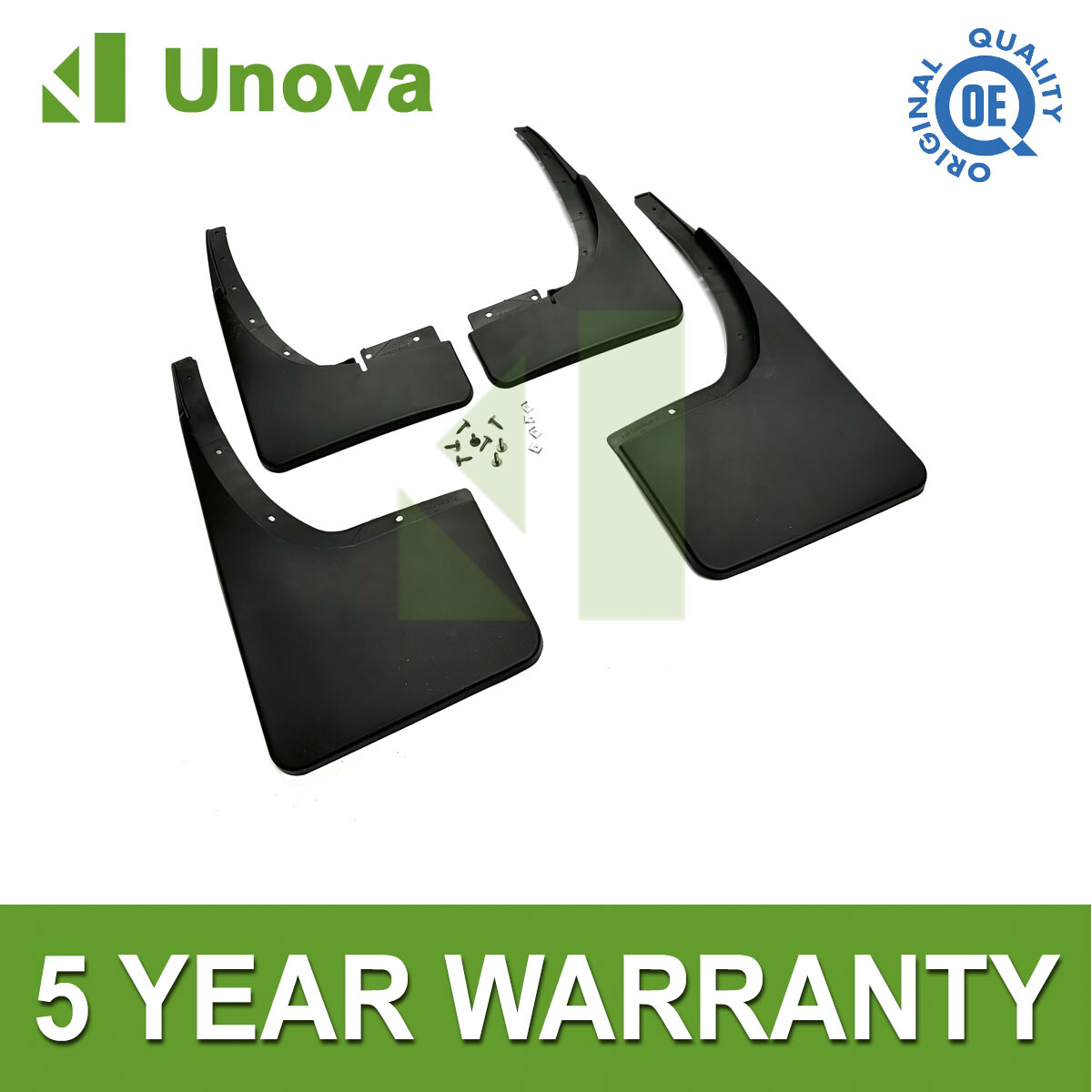 Tailored Mud Flaps Set of 4 For Ford Ranger 2012-2018 Unova