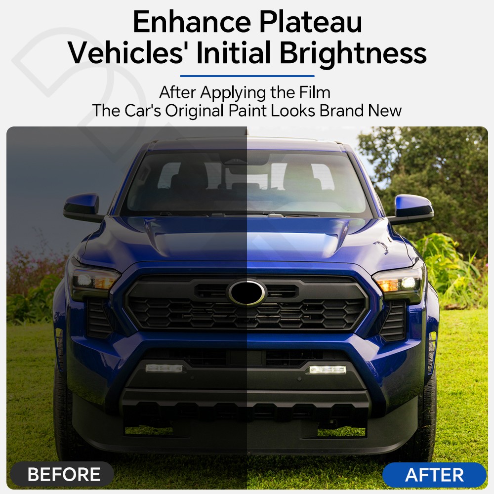 Toyota Tacoma 2024-2026 Rearview Mirror PreCut Paint Protection Clear Bra PPF
