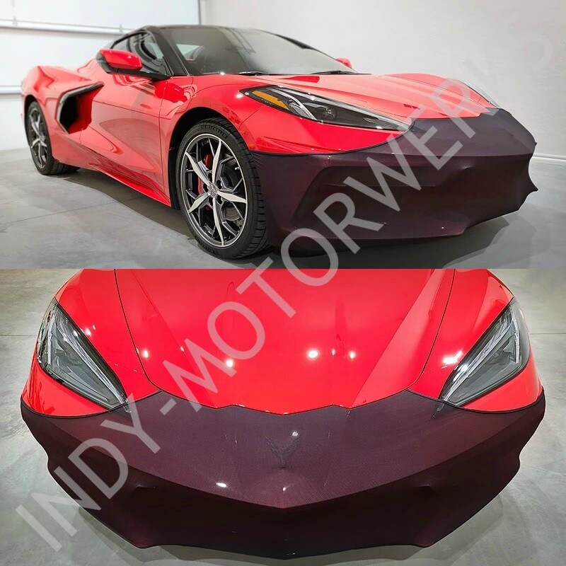 C8 CORVETTE STINGRAY NOVISTRETCH FRONT + MIRROR BRA STRETCH MASK 2020 + LATER