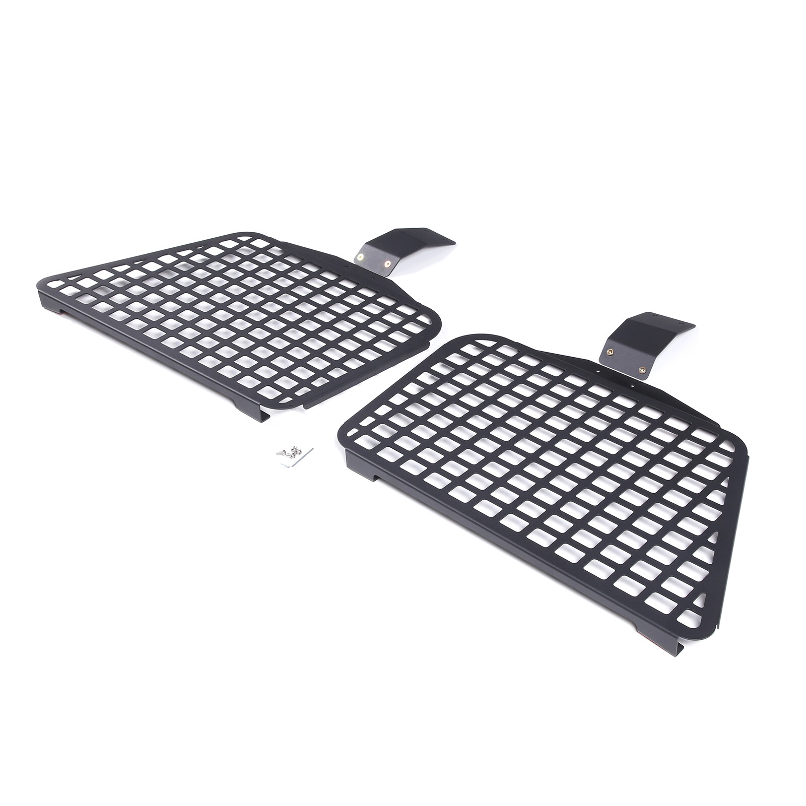 2pcs Side Window MOLLE Panel Guard Grille Bracket Fits Toyota FJ Cruiser 2007-14