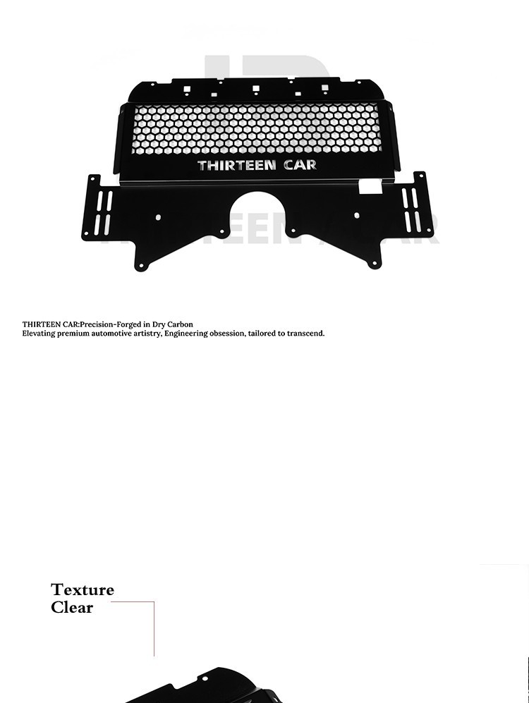 For BMW G80 M3 G82 M4 G87 M2 Aluminum Alloy Oil Cooler Engine Lower Guard Plate