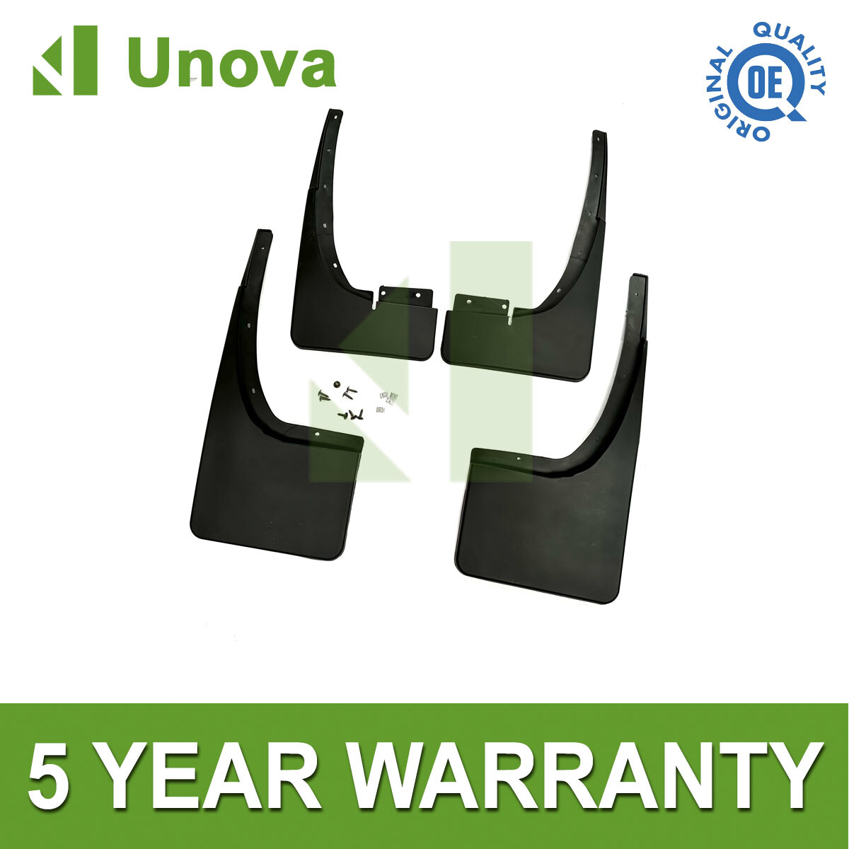Tailored Mud Flaps Set of 4 For Ford Ranger 2012-2018 Unova