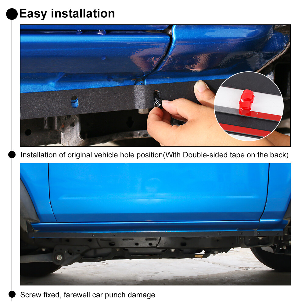 Pinch Weld Cover Fit for Ford Bronco 2-Door 2021-2023 Trail Armor Rocker Panels