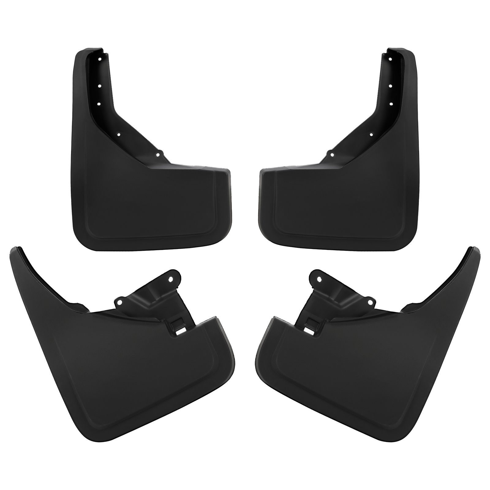 4Pcs Black PP Front & Rear Mud Flaps Splash Guards For Ford Bronco 2021-2024 New