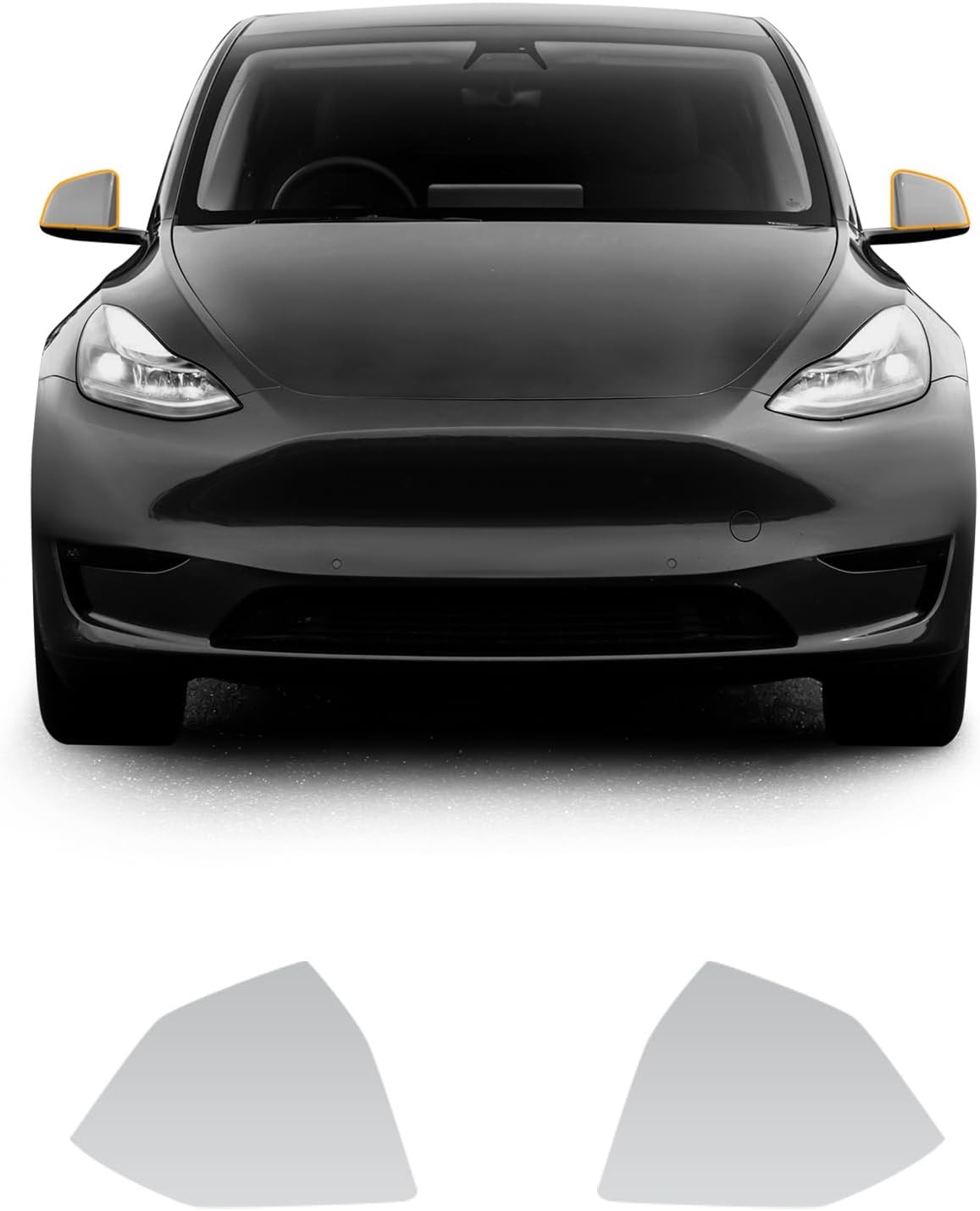 Rearview Mirror Gloss Clear Paint Protective Film for Tesla Model Y 2020-2025