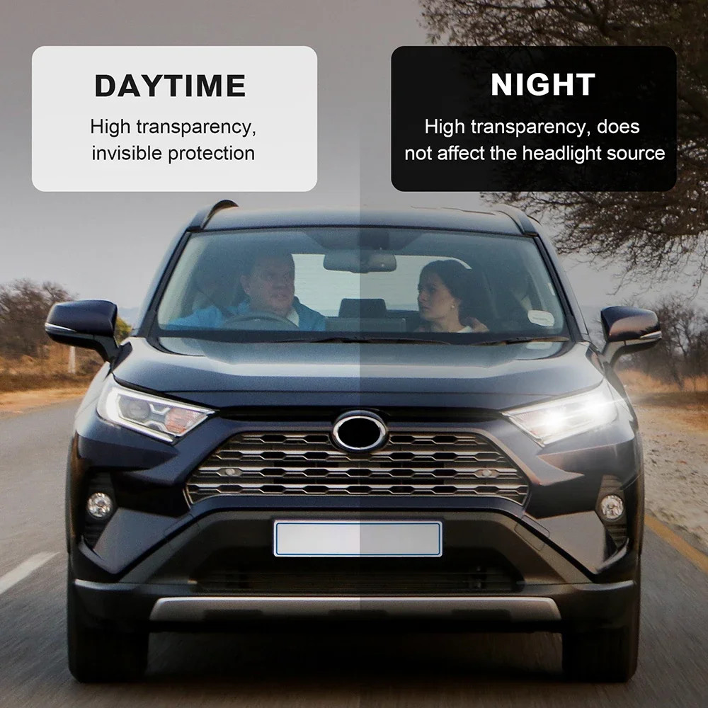 For Toyota RAV4 Hybrid XA50 2019-2024 Front Headlight Precut Paint Protection
