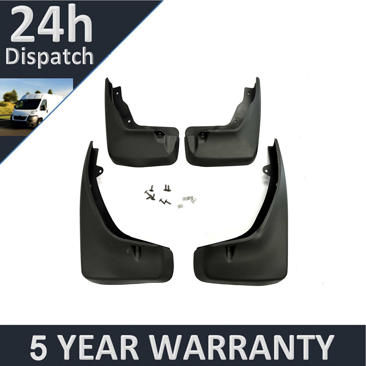 Tailored Mud Flaps Set of 4 For Land Rover Freelander 2 2007-2015 Purevue