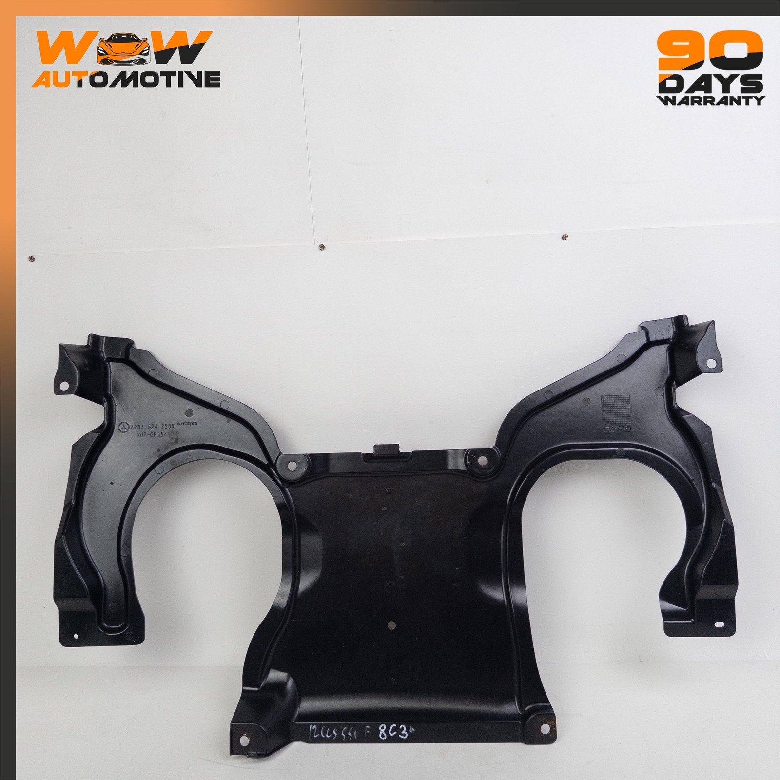 08-18 MERCEDES-BENZ CLS550 C350 REAR LOWER UNDER ENGINE SPLASH SHIELD COVER OEM