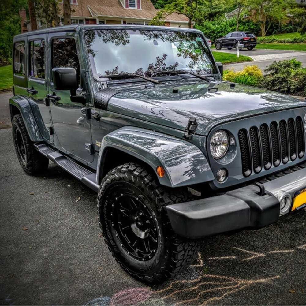 2Pcs Body Armor Plate Side Cowl Cover Trim For Jeep Wrangler JK/JKU 2007-2018 US